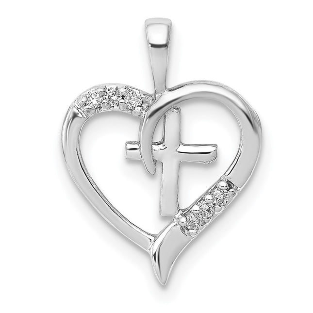 14k White Gold Pendants Style PM5143 - Classique Jewelry Inc.