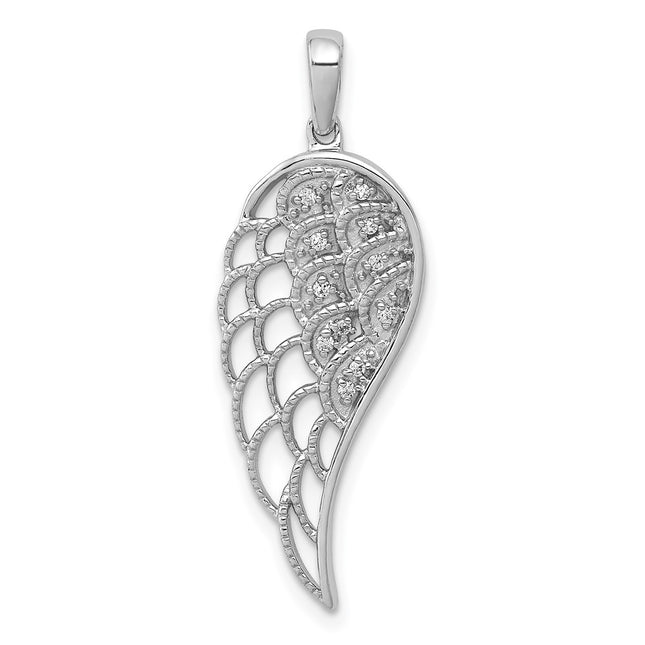 14k White Gold Pendants Style PM5144 - Classique Jewelry Inc.