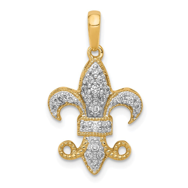 14k Yellow Gold Pendants Style PM5154 - Classique Jewelry Inc.