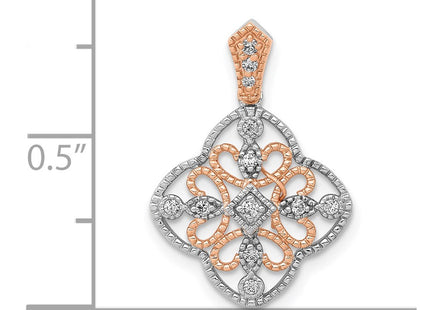 14k White Gold Pendants Style PM5168 - Classique Jewelry Inc.