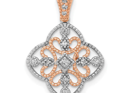 14k White Gold Pendants Style PM5168 - Classique Jewelry Inc.