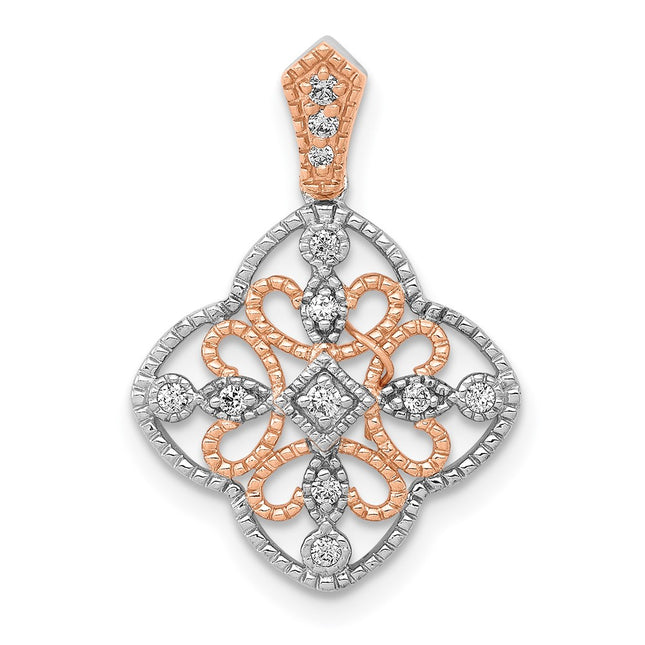 14k White Gold Pendants Style PM5168 - Classique Jewelry Inc.