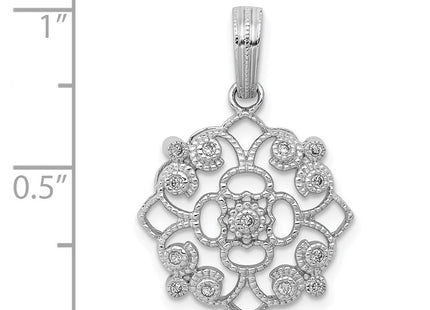14k White Gold Pendants Style PM5169 - Classique Jewelry Inc.