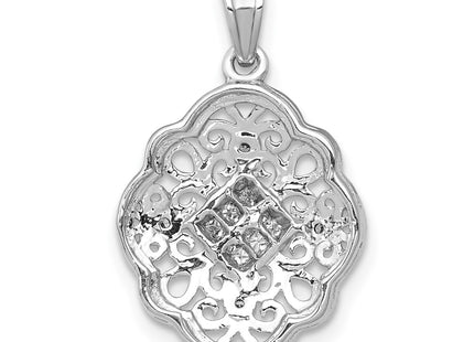 14k White Gold Pendants Style PM5174 - Classique Jewelry Inc.