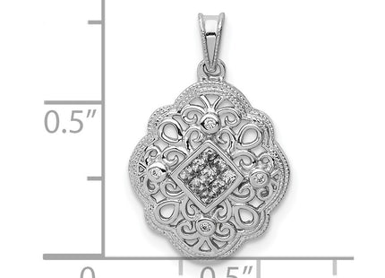 14k White Gold Pendants Style PM5174 - Classique Jewelry Inc.