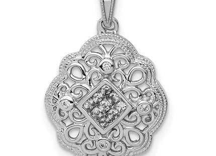14k White Gold Pendants Style PM5174 - Classique Jewelry Inc.