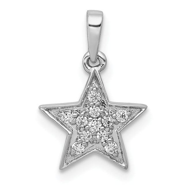 14k White Gold Pendants Style PM5181 - Classique Jewelry Inc.