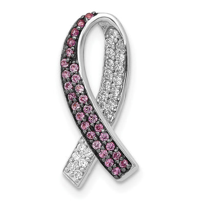 14K white gold diamond chain