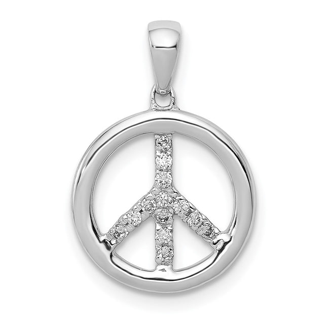 14k White Gold Pendants Style PM5193 - Classique Jewelry Inc.