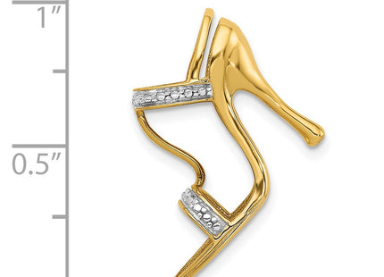 14k Yellow & Rhodium Jewelry Style PM5198 - Classique Jewelry Inc.
