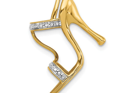 14k Yellow & Rhodium Jewelry Style PM5198 - Classique Jewelry Inc.