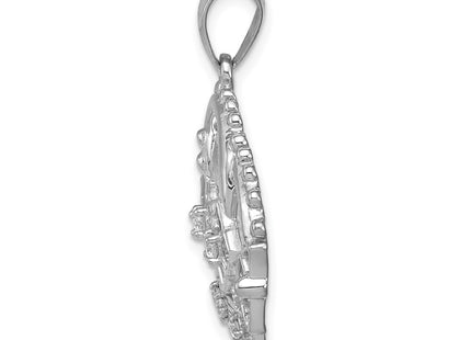 14k White Gold Pendants Style PM5203 - Classique Jewelry Inc.
