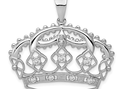 14k White Gold Pendants Style PM5203 - Classique Jewelry Inc.