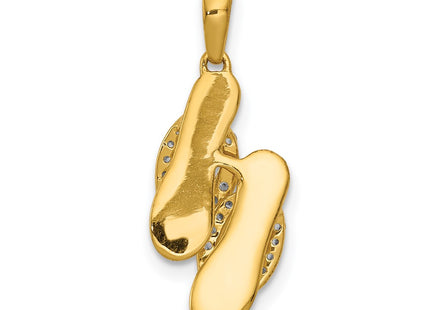 14k Yellow & Rhodium Jewelry Style PM5204 - Classique Jewelry Inc.