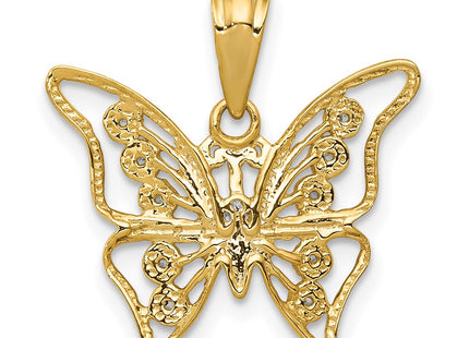 14k Yellow & Rhodium Pendants Style PM5213 - Classique Jewelry Inc.