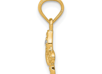 14k Yellow Gold Pendants Style PM5214 - Classique Jewelry Inc.