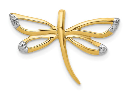 14k Yellow & Rhodium Chains Style PM5217 - Classique Jewelry Inc.