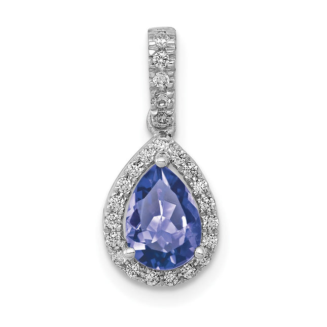 14k White Gold Pendants Style PM5224 - Classique Jewelry Inc.