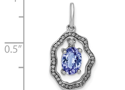 14k White Gold Pendants Style PM5237 - Classique Jewelry Inc.