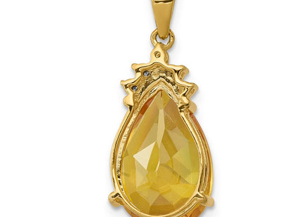 14k Yellow Gold Pendants Style PM5247 - Classique Jewelry Inc.