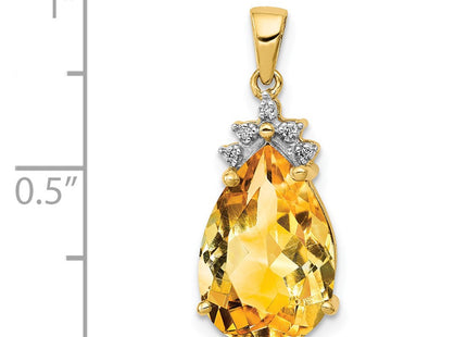 14k Yellow Gold Pendants Style PM5247 - Classique Jewelry Inc.