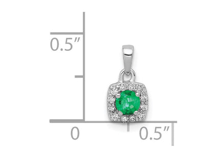14k White Gold Pendants Style PM5248 - Classique Jewelry Inc.