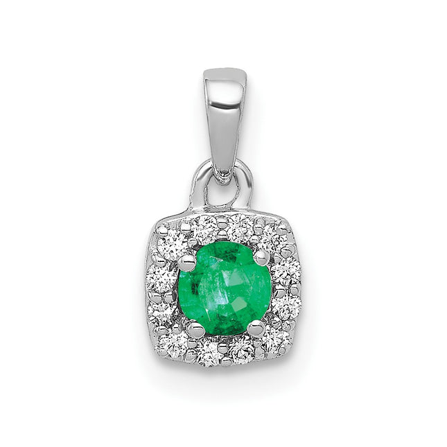 14k White Gold Pendants Style PM5248 - Classique Jewelry Inc.