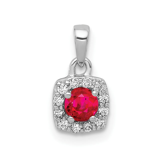 14k White Gold Pendants Style PM5248 - Classique Jewelry Inc.