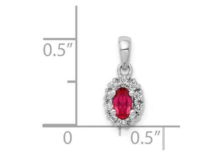 14k White Gold Pendants Style PM5252 - Classique Jewelry Inc.