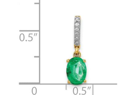 14k Yellow Gold Pendants Style PM5253 - Classique Jewelry Inc.