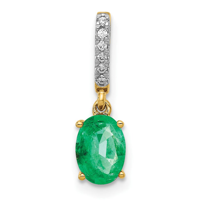 14k Yellow Gold Pendants Style PM5253 - Classique Jewelry Inc.