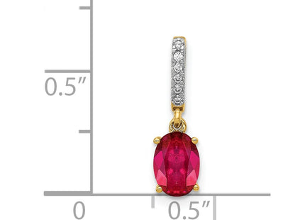 14k Yellow Gold Pendants Style PM5253 - Classique Jewelry Inc.