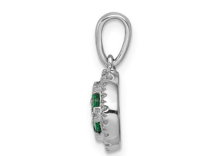 14k White Gold Pendants Style PM5255 - Classique Jewelry Inc.