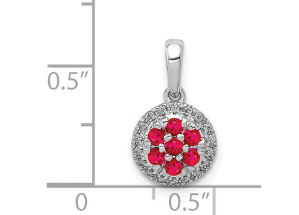 14k White Gold Pendants Style PM5255 - Classique Jewelry Inc.