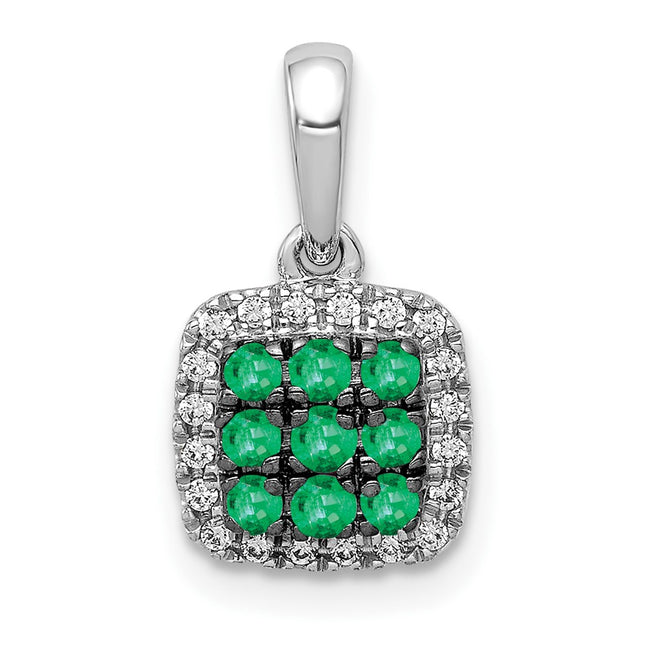 14k White Gold Pendants Style PM5258 - Classique Jewelry Inc.