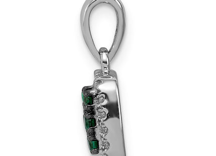 14k White Gold Pendants Style PM5258 - Classique Jewelry Inc.
