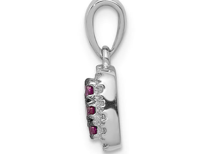 14k White Gold Pendants Style PM5258 - Classique Jewelry Inc.