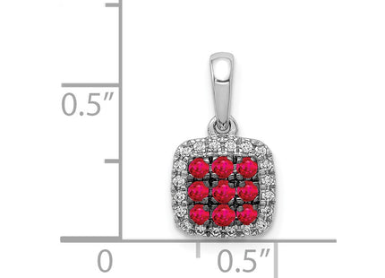 14k White Gold Pendants Style PM5258 - Classique Jewelry Inc.