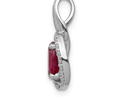 14k White Gold Pendants Style PM5261 - Classique Jewelry Inc.