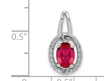 14k White Gold Pendants Style PM5261 - Classique Jewelry Inc.