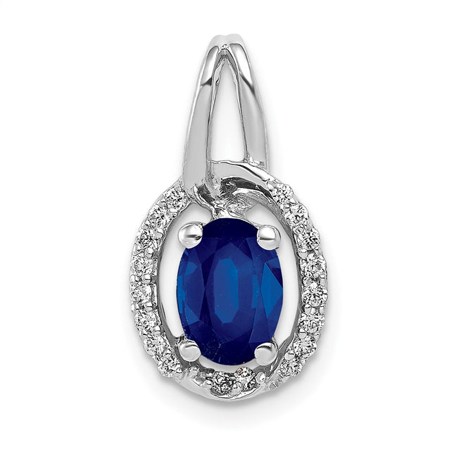 14k White Gold Pendants Style PM5261 - Classique Jewelry Inc.