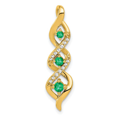 14K gold diamond chain