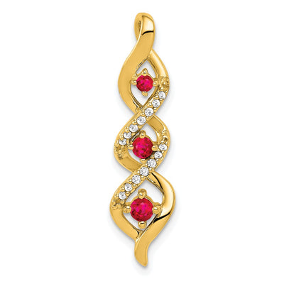 14K gold diamond chain