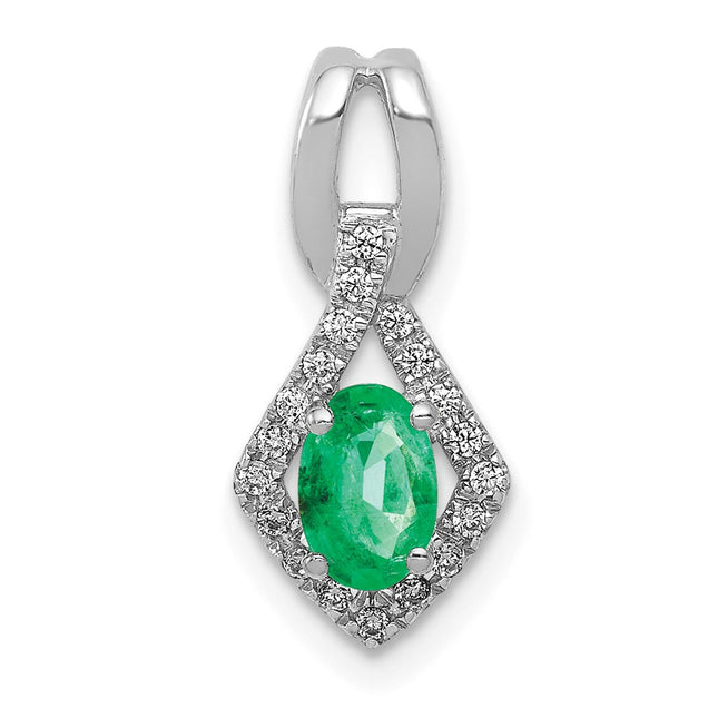 14k White Gold Pendants Style PM5266 - Classique Jewelry Inc.