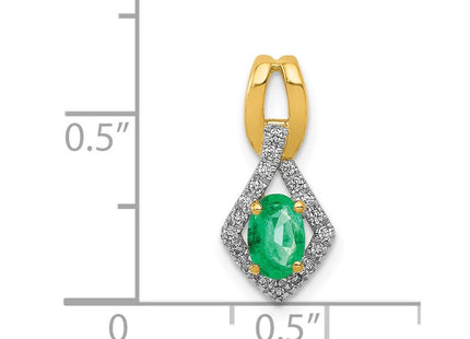 14k Yellow Gold Pendants Style PM5266 - Classique Jewelry Inc.