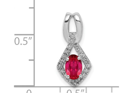 14k White Gold Pendants Style PM5266 - Classique Jewelry Inc.