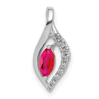 14K white gold diamond chain