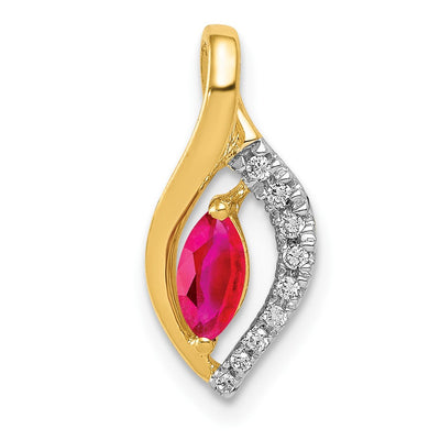 14K gold diamond chain