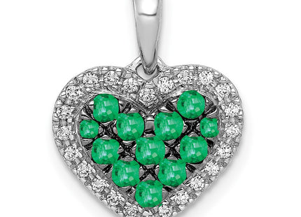 14k White Gold Pendants Style PM5268 - Classique Jewelry Inc.