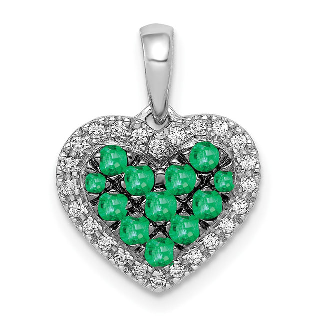 14k White Gold Pendants Style PM5268 - Classique Jewelry Inc.
